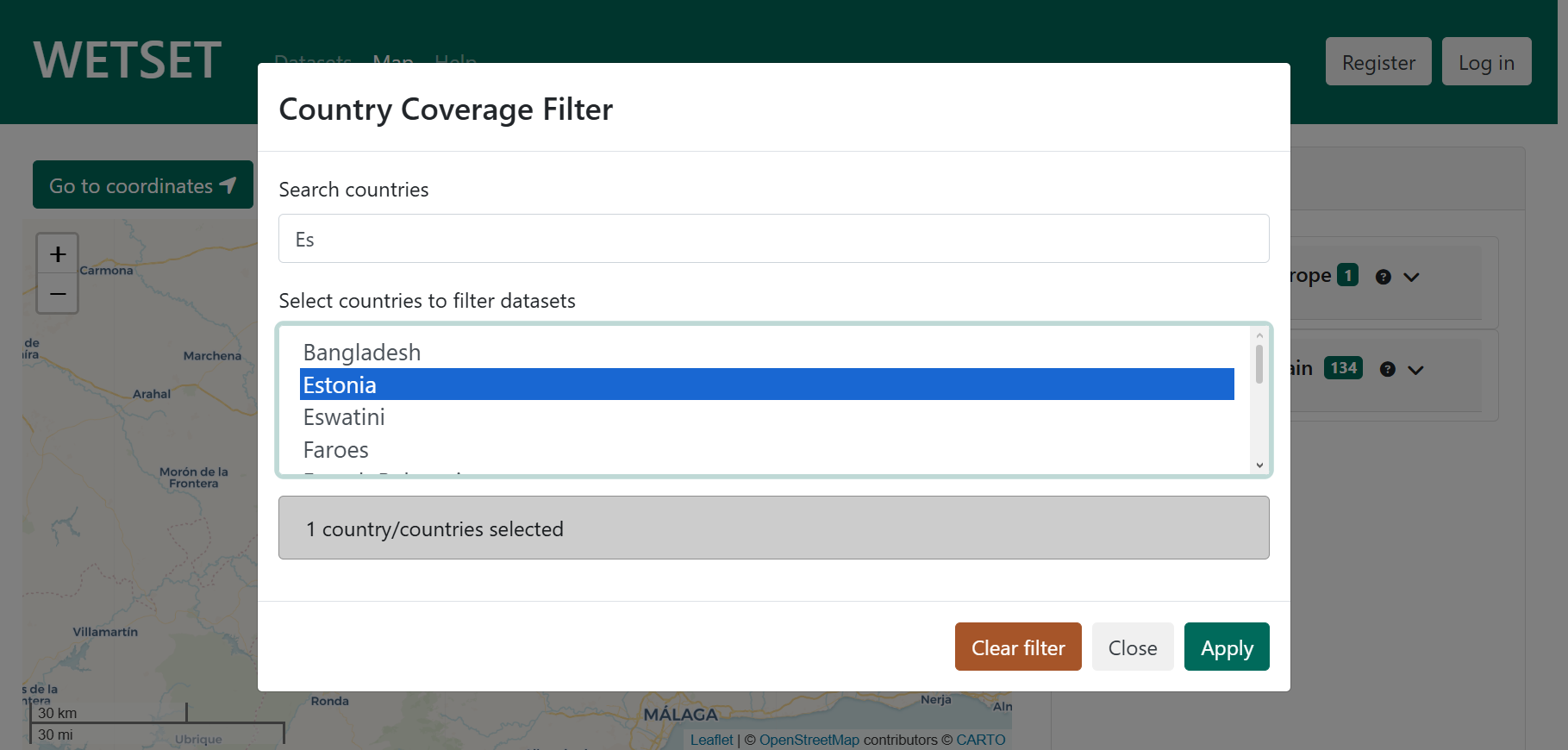 Map general screenshot